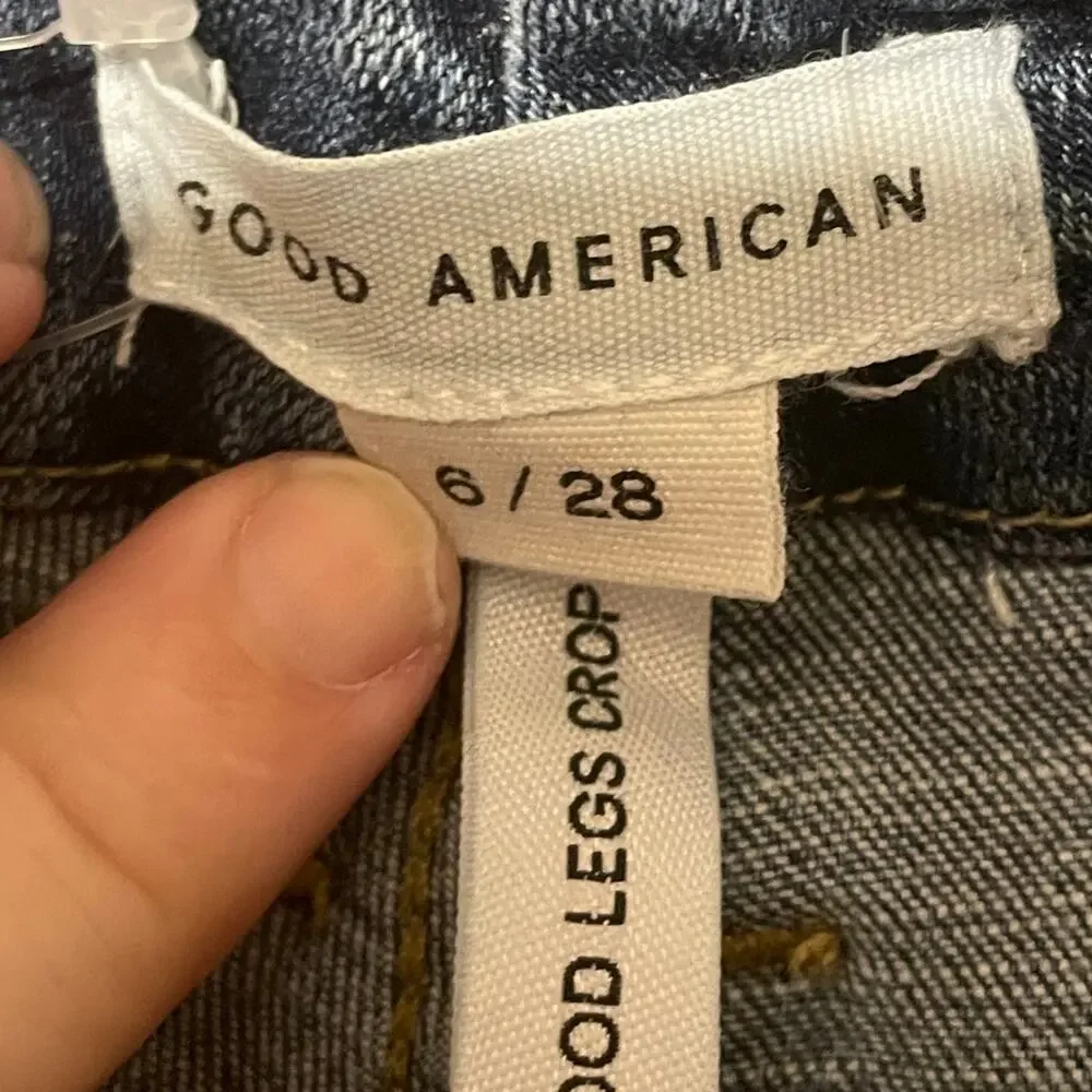 Good American Good‎ Legs Crop Light Wash Jeans
